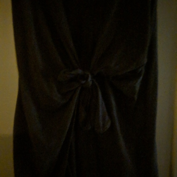 NWOT Socialite Black Knit Bow Tie Dress - Picture 4 of 7